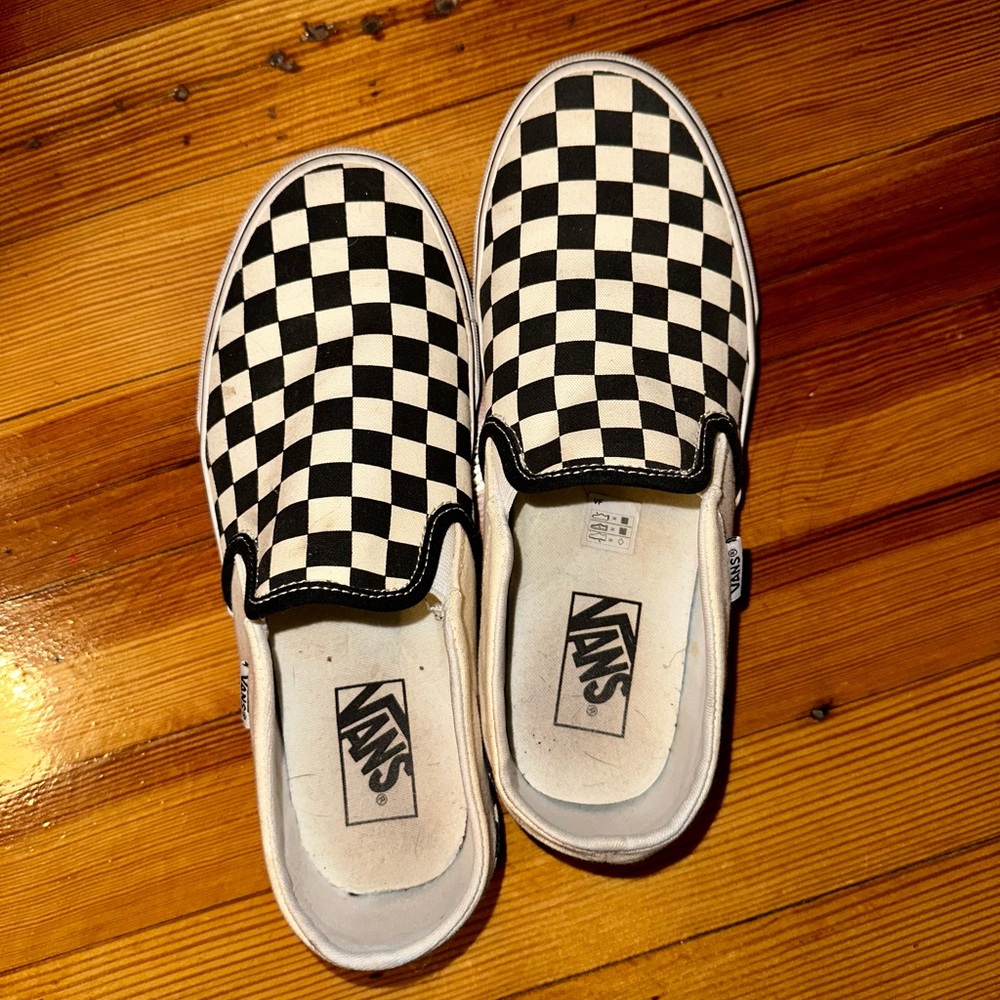 CHECKERED SLIP ON VANS